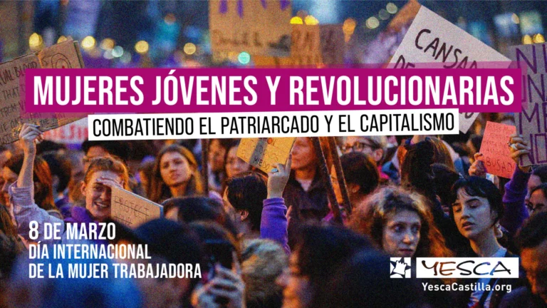 8M – Mujeres jóvenes y revolucionarias.
